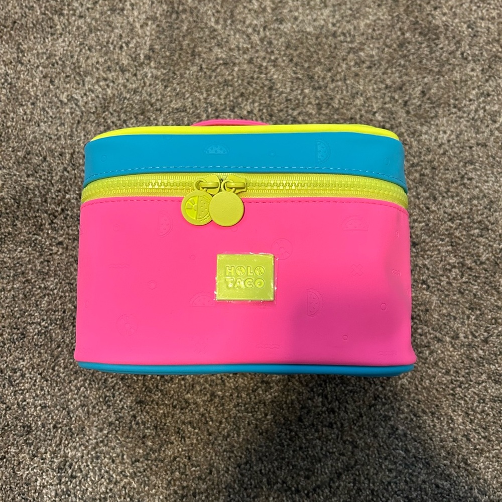 Limited Edition Holo Taco Neon Nail Polish Bag w/ Removable Insert 💛💚💙🩷